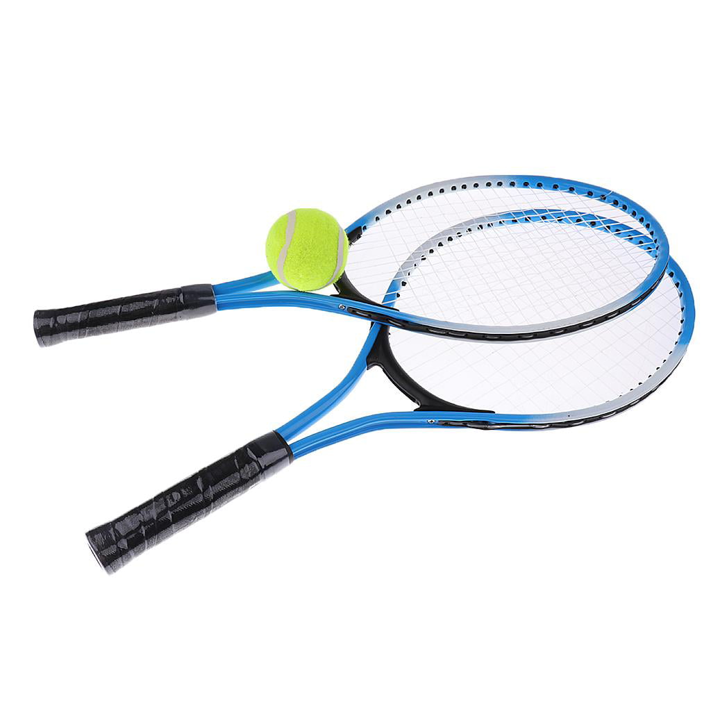 1 Pair Tennis Racket Racquet and Ball for Beginners Training Children Learners 