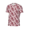 thumbnail image 6 of Wukai Orchids Flowers Print Men's Short-Sleeved Mesh T-Shirt,Quick-Dry Short Sleeve Workout T-Shirt-Small, 6 of 8