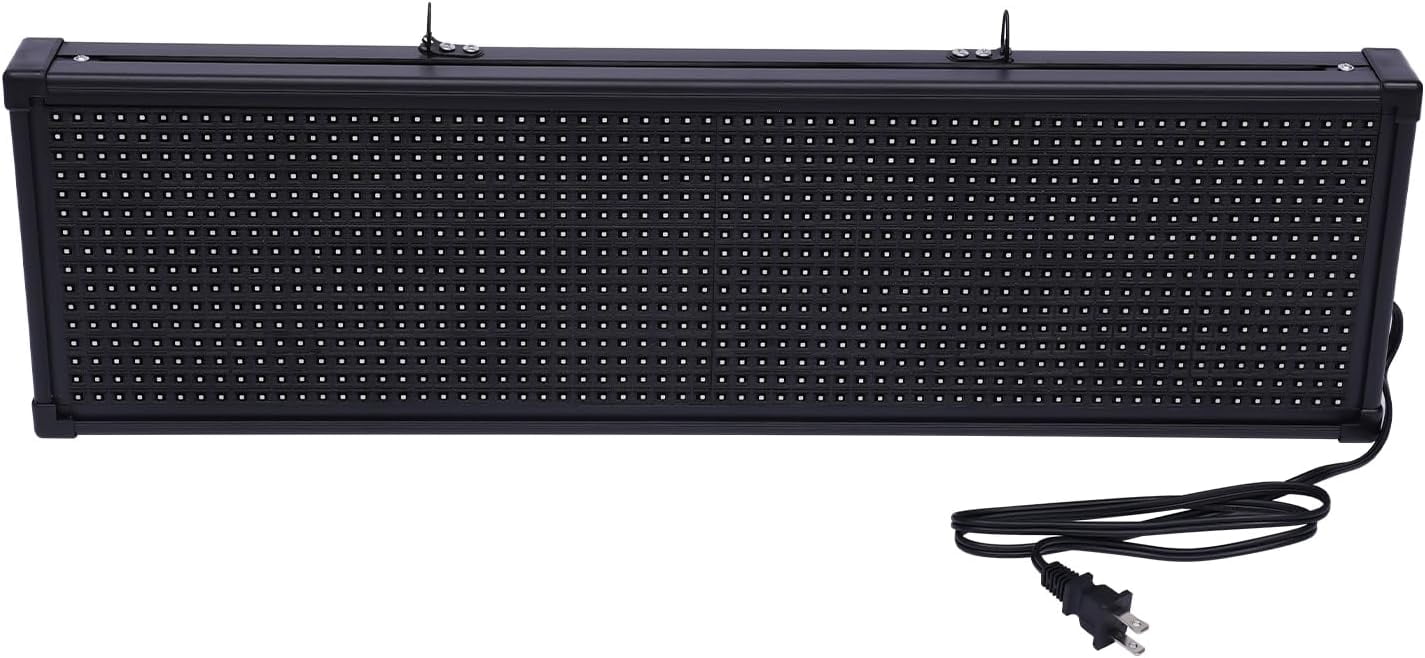 Scrolling Huge Bright Advertising LED Signs,110V LED Store Sign Open Signs for Business PC/Phone/U Disk Control Programmable LED Display for Store Car Bar Hotel (26''x8'')