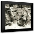 thumbnail image 1 of Bond 20x20 Black Modern Framed Museum Art Print Titled - Flowers Fragrance BW, 1 of 5