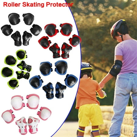 Kids Protective Gear Set Knee Pads for Kids 3-9 Years Toddler Knee and Elbow Pads with Wrist Guards 3 in 1 for Skating Cycling Bike Rollerblading Scooter