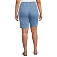 thumbnail image 3 of JMS Just My Size by Hanes Women's Plus Pull On 4 Pocket Bermuda Shorts, 11" Inseam, Sizes 0X-4X, 3 of 5