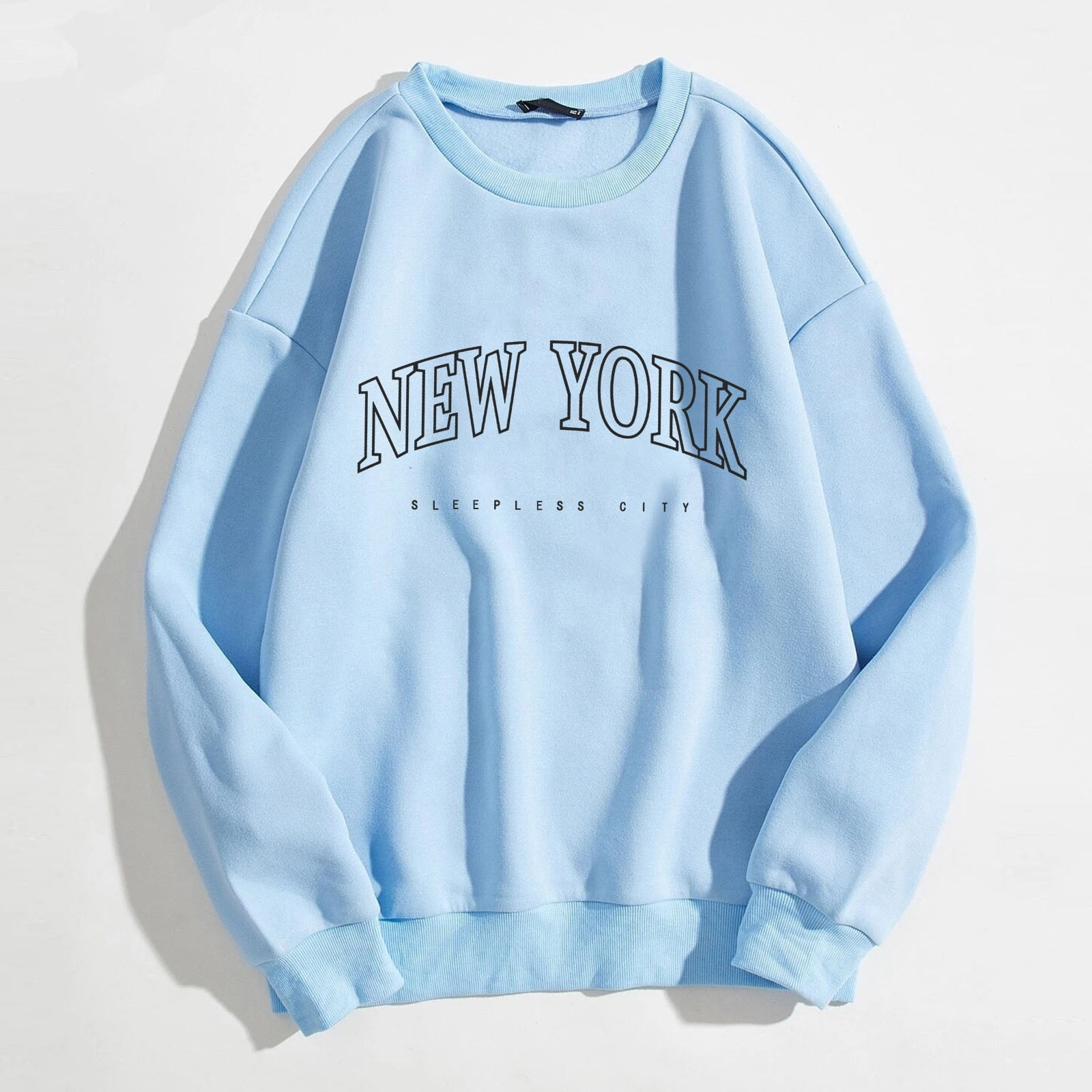 Sngxgn Women's Oversized Sweatshirt Crewneck Long Sleeve