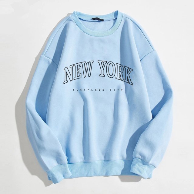 UANWENN T-Shirts Graphiques à Manches Longues Décontractés pour Femmes, Chandails à Col Rond, Hauts à Enfiler pour Femmes, Vêtements d'Automne pour Femmes, Chandails Courts pour Femmes, Haut d'Entraînement à Main Complète, Chandails à Capuchon Butter pour Femmes, Couleur