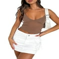 thumbnail image 2 of Womens Y2k Dos Nu Haut Sans Manches Dentelle Tube Top Réservoirs Camisole de Mode Sortant Tops Crop Tops de Base, 2 of 6