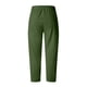 thumbnail image 5 of Pantalones estampados de bolsillo de algodón y lino sueltos casuales de verano para mujer Pantalones Pompotops ulkah939027, 5 of 5