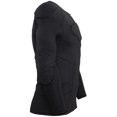 thumbnail image 3 of Men's Padded Football Protective Gear Set Training Suit for Soccer Basketball Paintball Rib Protector, 3 of 7