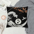 thumbnail image 2 of BCIIG Yin and Yang Graphic Decorative Throw Pillow Cover for Home Couch Living Room Bed Sofa - Short Plush Material - Home Furnishing 12x12in, 2 of 5