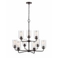 thumbnail image 2 of 9609-RBZ Millennium Lighting Moven - 9 Light Chandelier-26.75 Inch Tall and 28 Inch Wide     -Traditional Installation, 2 of 7