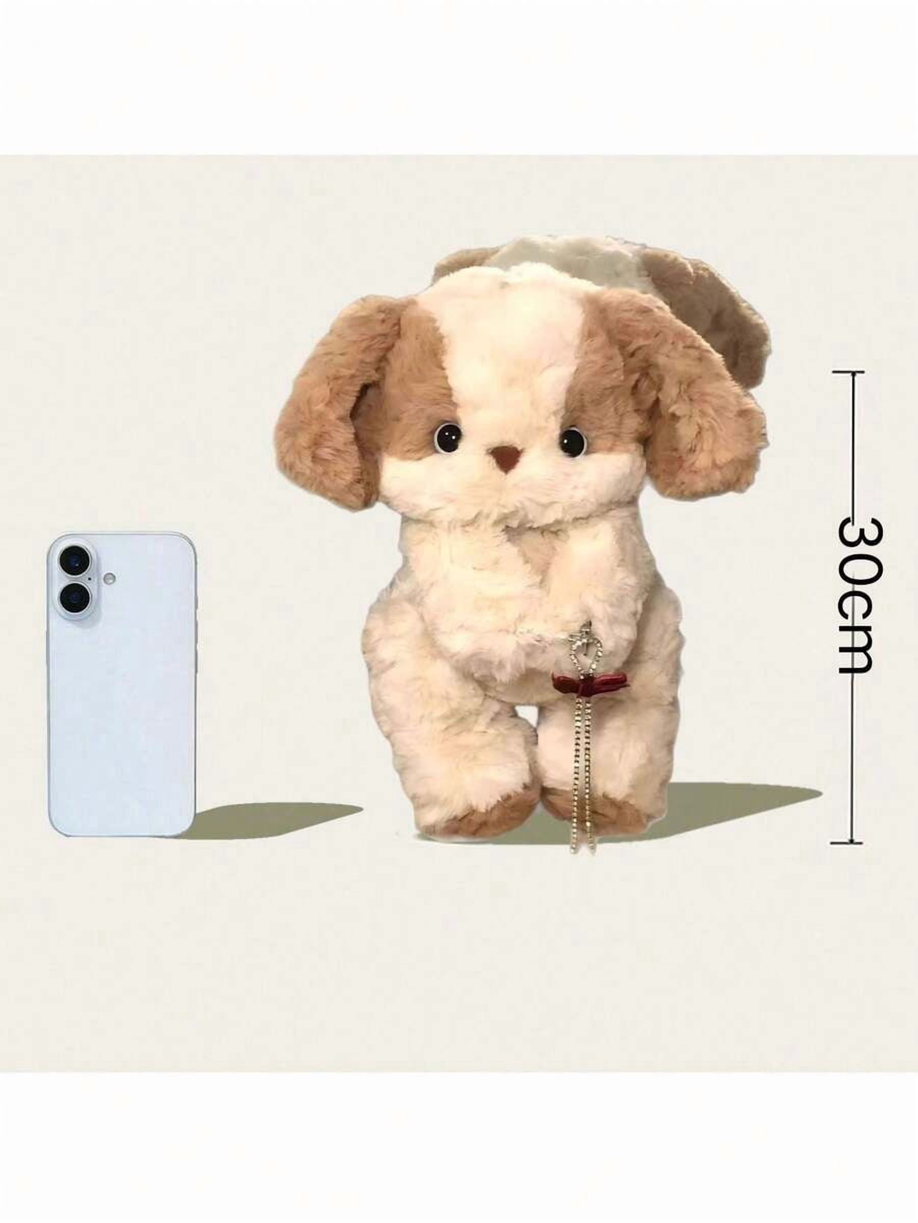 Good Night Puppy Plush Doll Pillow, Cute Stuffed Animal Doll, Soft Plush Dog Doll, Gravity Weighted Plush Doll, Gift For Girlfriend/Boyfriend, Unisex, Cute Animal Pillow, Home Decor Plush Doll,