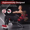 PLKJ AB-black/Black&Blue/Red/Pink Workout Bench For Home Gym, Ab ...