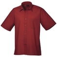 thumbnail image 1 of Premier Mens Short Sleeve Formal Poplin Plain Work Shirt, 1 of 4