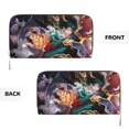 thumbnail image 3 of My Hero Academia Deku Hand Wallet Card Bag Long Leather Wallet Handbag Clutch Purse Storage Bag Zip Organizer With Card Slots, 3 of 8