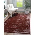 thumbnail image 1 of Unique Loom 3141386 3 ft. 3 in. x 5 ft. 3 in. Casino Sofia Rectangular Area Rug, Burgundy, 1 of 2
