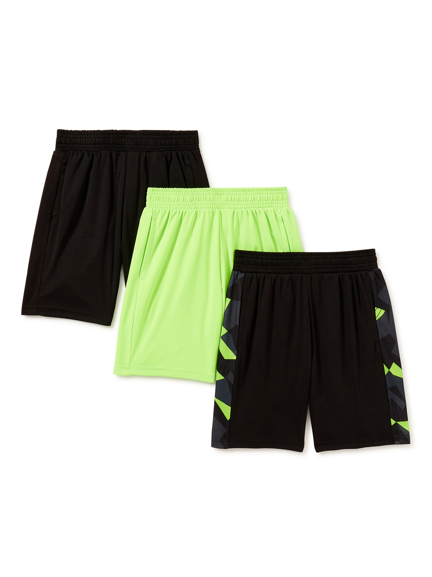 Mad Game Boys Athletic Performance Basketball Shorts 4 Pack