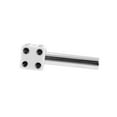 thumbnail image 5 of United Pacific 70041 High Impact Plastic Construction Dice Door Lock Knobs for Classic & Vintage Cars/Trucks, 10-32 Thread - White/Black (Pack of 2), 5 of 6