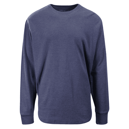 Eddie Bauer River Tent Sun Crew Neck Shirt for Men | Blue Night | Size 2XL | Wicking Fabric
