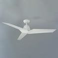 thumbnail image 2 of Vortex Indoor and Outdoor 3-Blade Smart Ceiling Fan 60in Gloss White with Remote Control, 2 of 4