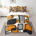 thumbnail image 2 of Erosebridal Geometric Sqare Bedding Sets Twin Size,Abstract Artwork Comforter Sets with Sheets,Rectangle Decor,Reversible,Lightweight,7-Piece, 2 of 5