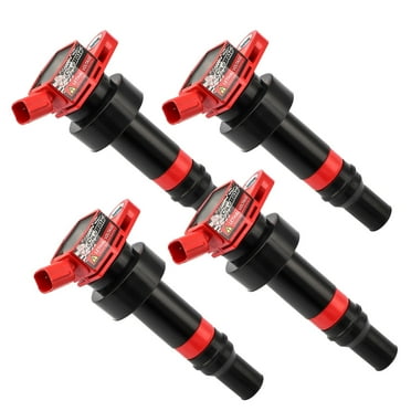Set of 4 UF652 Ignition Coils Compatible with Hyundai Accent Veloster Kia Rio Soul Dodge Attitude 1.6L L4