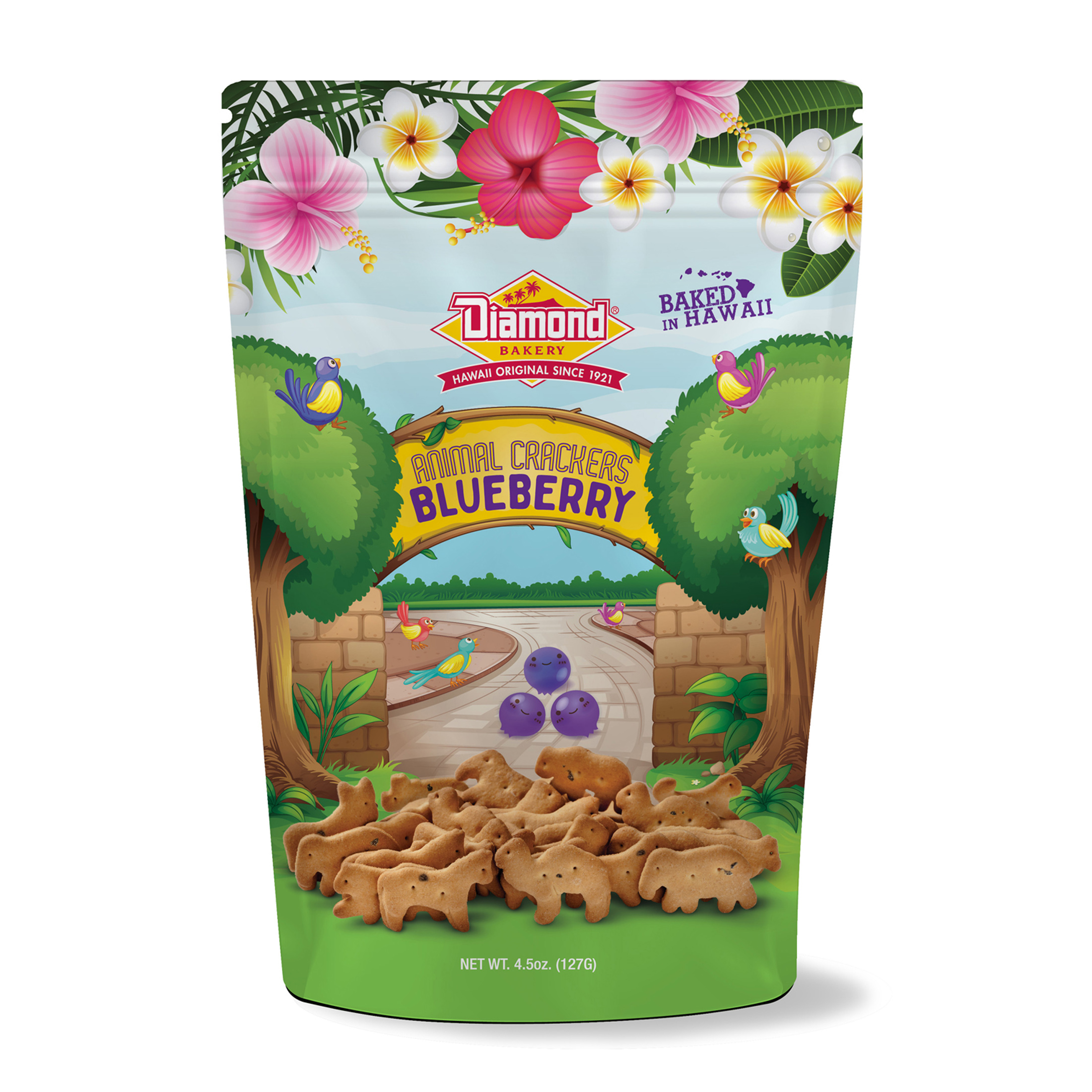 Diamond Bakery Animal Cookies Blueberry