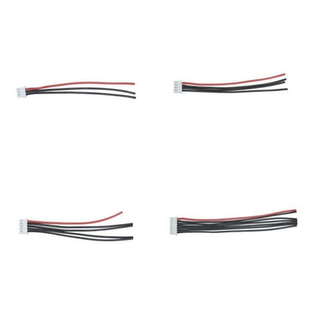HobbyFlip [QTY: 1] 4S JST-XH Male LiPo Battery Lead Wire Cable Li-Po Balance Charger Compatible with RC