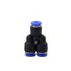 thumbnail image 1 of Scienceny 10 pack/lote conector de manguera de aire rápido y fácil para herramientas neumáticas tubo fácil instalación resistencia duradera Suministros de soldadura Y-tee PY 6【 Ordinario 6 mm, 1 of 6