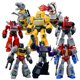 thumbnail image 2 of 1/9 piezas Transformers Optimus Prime Bumblebee Grimlock Cliffjumper Figuras de acción Bloques de construcción Robot Niño Juguetes de empalme, 2 of 5