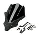 thumbnail image 4 of Cubierta de parabrisas de motocicleta Colamx Deflector de viento delantero negro, 4 of 8