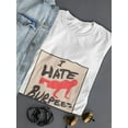 thumbnail image 3 of I Hate Burpees Women White T-Shirt, Female Medium, 3 of 4