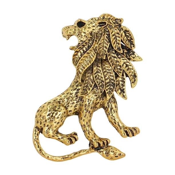 Guardurnaity Broche de Animal para hombre, broche de pecho de aleación de Zinc, broches de abrigo Retro a la moda, joyería decorativa para adornos Ropa, zapatos y accesorios Miscelánea