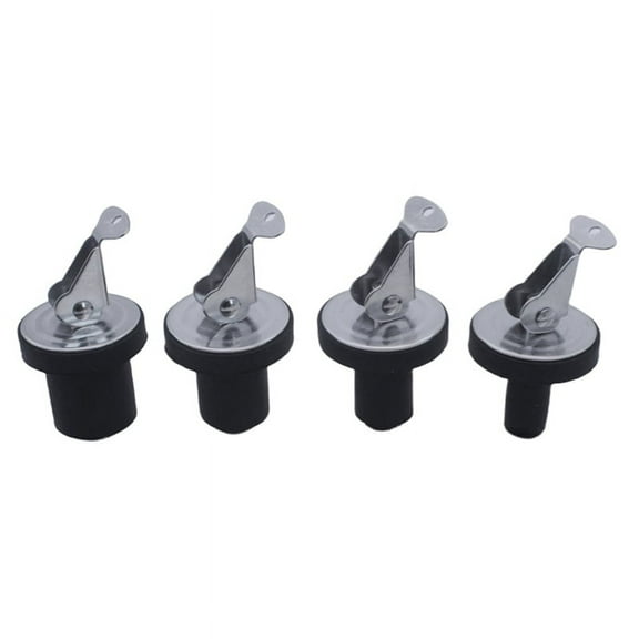 Compression Drain Plug Steel Screw Type Rubber Seal Yacht Boat Drain Plug for 3/8in 1/2in 5/8in 3/4in Diameter Drains