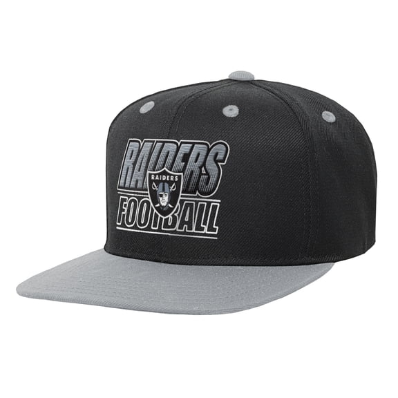 Youth Outerstuff Black Las Vegas Raiders Team Gradient Deadstock Snapback Hat