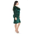 thumbnail image 2 of Vestido Elegante de terciopelo Roman Fashion Tallas Extras 109 Verde oscuro 38, 2 of 6