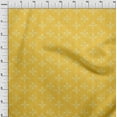 thumbnail image 3 of oneOone Cotton Poplin Fabric Floral Block Printed Fabric 1 Yard 42 Inch Wide, 3 of 4