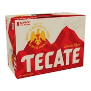 Tecate Original Mexican Lager Beer, 12 Pack, 12 fl oz Cans