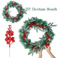 thumbnail image 5 of Deago 12 Pcs Christmas Glitter Berries Stems 7.9Inch Artificial Christmas Picks for Christmas Tree Ornaments DIY Xmas Wreath Holiday and Home Decor, Gold, 5 of 8