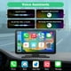 thumbnail image 3 of Pantalla Carplay portátil de 9" para automóvil, Carplay inalámbrico y estéreo para automóvil Android, navegación GPS con pantalla táctil 4K Dash Cam/cámara de respaldo 1080P, 3 of 5