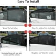 thumbnail image 3 of Car Window Shade, 2 Pack Car Back Window Sun Shade, and Privacy Protect for Toddler Kids Baby Adult, Double Layer Design, 3 of 5