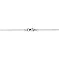 thumbnail image 4 of 14K White Gold .85mm Round Diamond Cut Wheat Chain 30 Inch, 4 of 5
