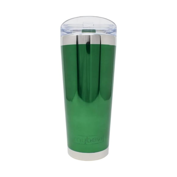 MyBevi Classic Premium Stainless Steel Tumbler with 12-Hour Temperature Control, Tritan Lid, and BPA-Free Construction | Green Mirror, 26 oz