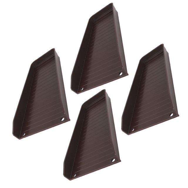 Rain Gutter Downspout Splash Block, Gutter Downspout Extensions for Water Drainage, Fixable Downspout Extender with 8 Fixing Nails, Protect House Foundation