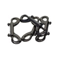 thumbnail image 3 of 2/4/6x Abrazaderas Perno de Doble Extremo Mosquetón con 2 Gancho para Mascota Cadenas - 4 piezas Sunnimix Gancho de presión de perno de doble punta, 3 of 7