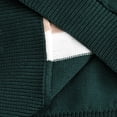 thumbnail image 4 of ALLLIST Collared Shirts for Men Short Sleeve Button Down Shirts Color Block Knited Green Mens Clothing, 4 of 9