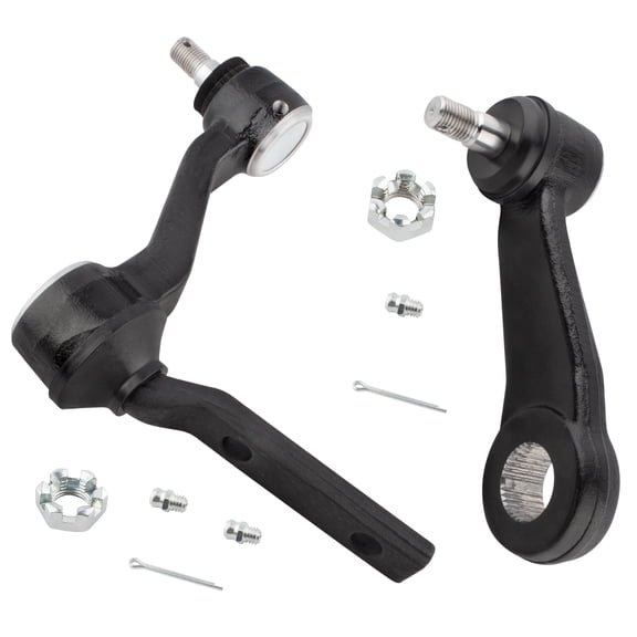 BOXI Qty(2) 4WD Steering Idler and Pitman Arm Set Fit for Chevy Blazer 1995-2005 | S10 1983-2004 | for GMC Jimmy 1994-2005 | S15 1983-1984 | Sonoma 94-04 | Hombre 98-00 | Bravada 96-01 | K6255 K6251