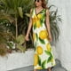 thumbnail image 3 of Delicious Lemon Vestido Sin Mangas Vestidos Para Mujer, Vestido Suelto De Verano 2025, 3 of 5