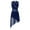 Navy Blue, variant on Aislor Womens Lyrical Dance Figure Skating Sleeveless Chiffon Flowy High-Low Leotard Dress Royal Blue S