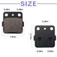 thumbnail image 3 of Pastillas de freno 400ex para Honda TRX400X TRX 400X 2009-2014 / TRX400EX TRX 400EX Sportrax 400 2001-2008 / TRX400 EX Fourtrax 1999 2000 / TRX300EX Fourtrax 300 1993-2008 / TRX250X 1987-1992 delanter, 3 of 5