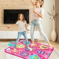 thumbnail image 2 of Kusntin Tapis de Danse Licorne, Tapis de Jeu de Rythme et de Danse, Tapis de Danse Rose avec Lumières LED, Volume Réglable, Musique Intégrée, 5 Modes de Jeu, Cadeaux de Noël pour 3-12 Ans, 2 of 7