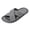 Gray, variant on Women's Cross Band Summer Slide Slippers, Arch Support Indoor Walking Shoes, Wide Fit Orthotic Slides for Beach Backyard Casual Gray